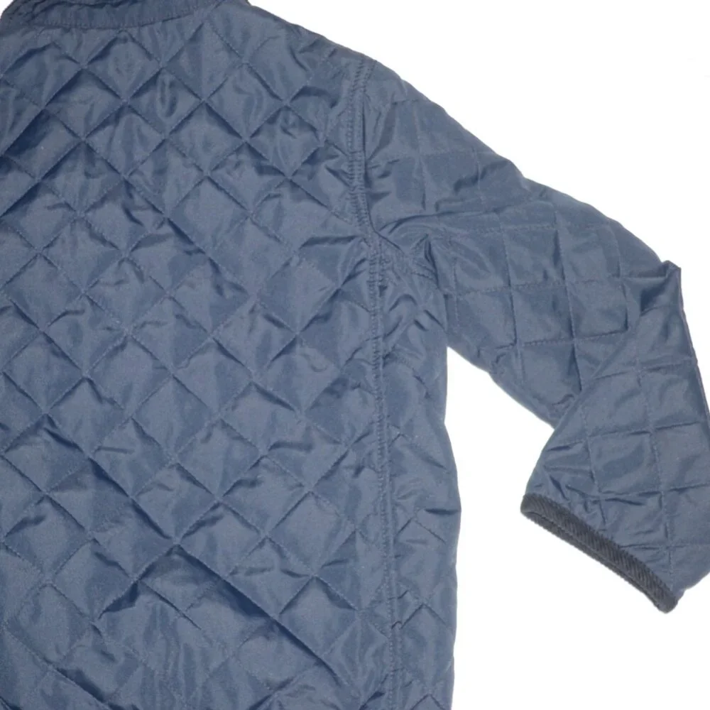 Crewcuts boys quilted barn jacket, navy blue, size 4-5 - Picture 6 of 6